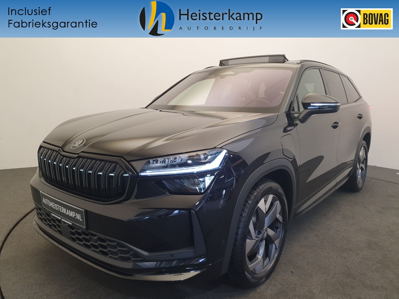 Skoda Kodiaq - 1.5 TSI PHEV DSG/AUT 204pk Sportline Business Panoramadak, Wegklapbare Trekhaak, 360 Camer - AutoWereld.nl
