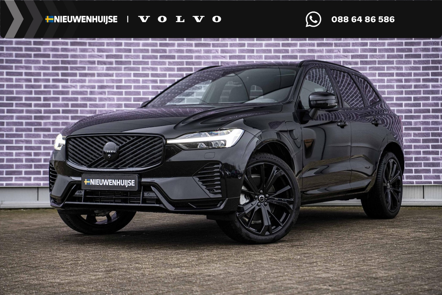 Volvo XC60 - T6 Plug-in hybrid AWD Plus Black Edition | Google | Long Range | Getint Glas | Panoramadak - AutoWereld.nl