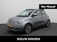Fiat 500 C - RED 42 kWh | APPLE CARPLAY | ANDROID AUTO | STOELVERWARMING | PARKEERSENSOREN ACHTER | KEY