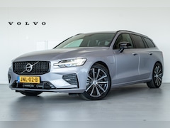 Volvo V60 - T8 455PK AWD Plus Dark | Contourstoelen | Trekhaak | Privacy glas | 360° | All season