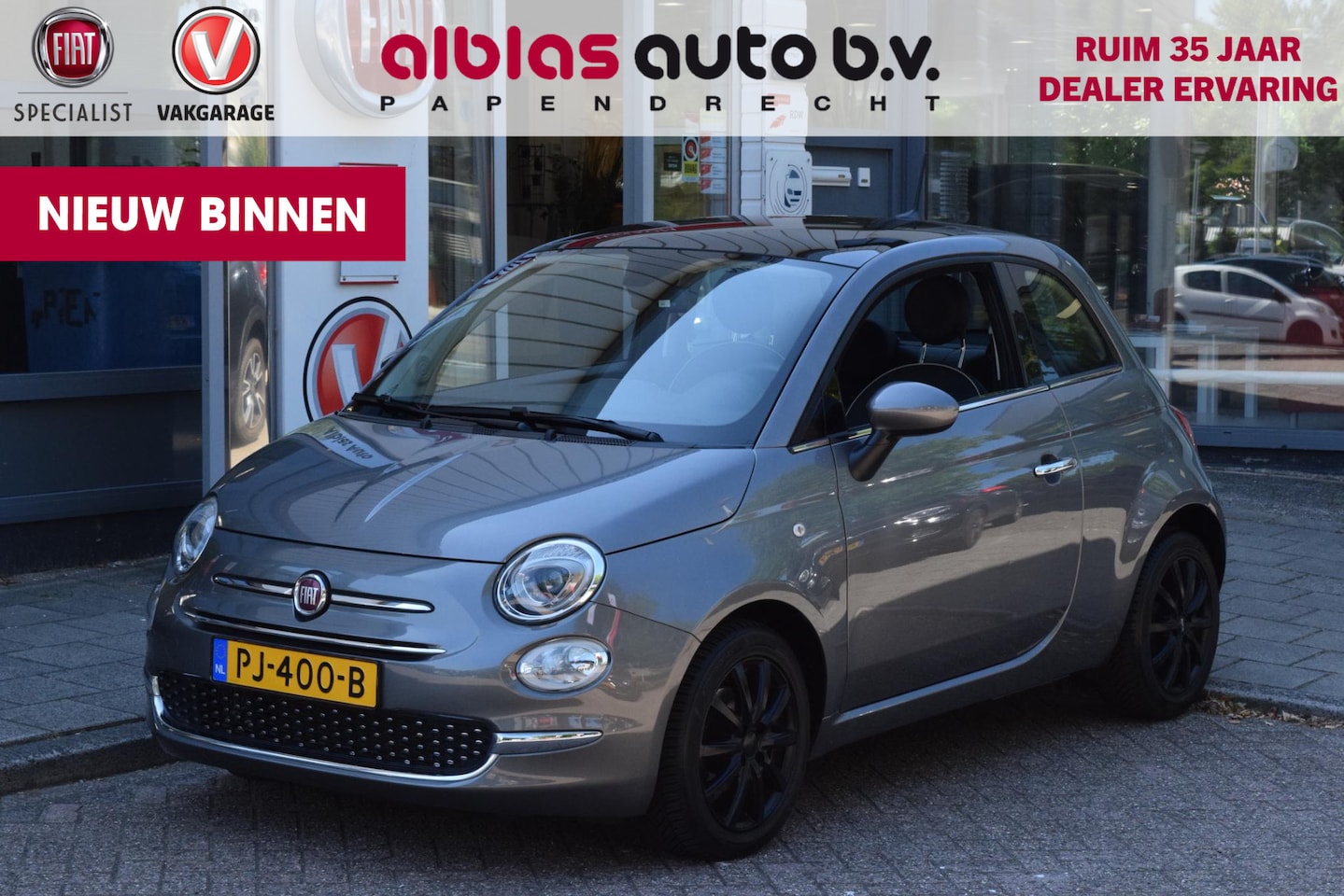 Fiat 500 - 0.9 TwinAir Turbo Lounge|Automaat|Lage km! - AutoWereld.nl