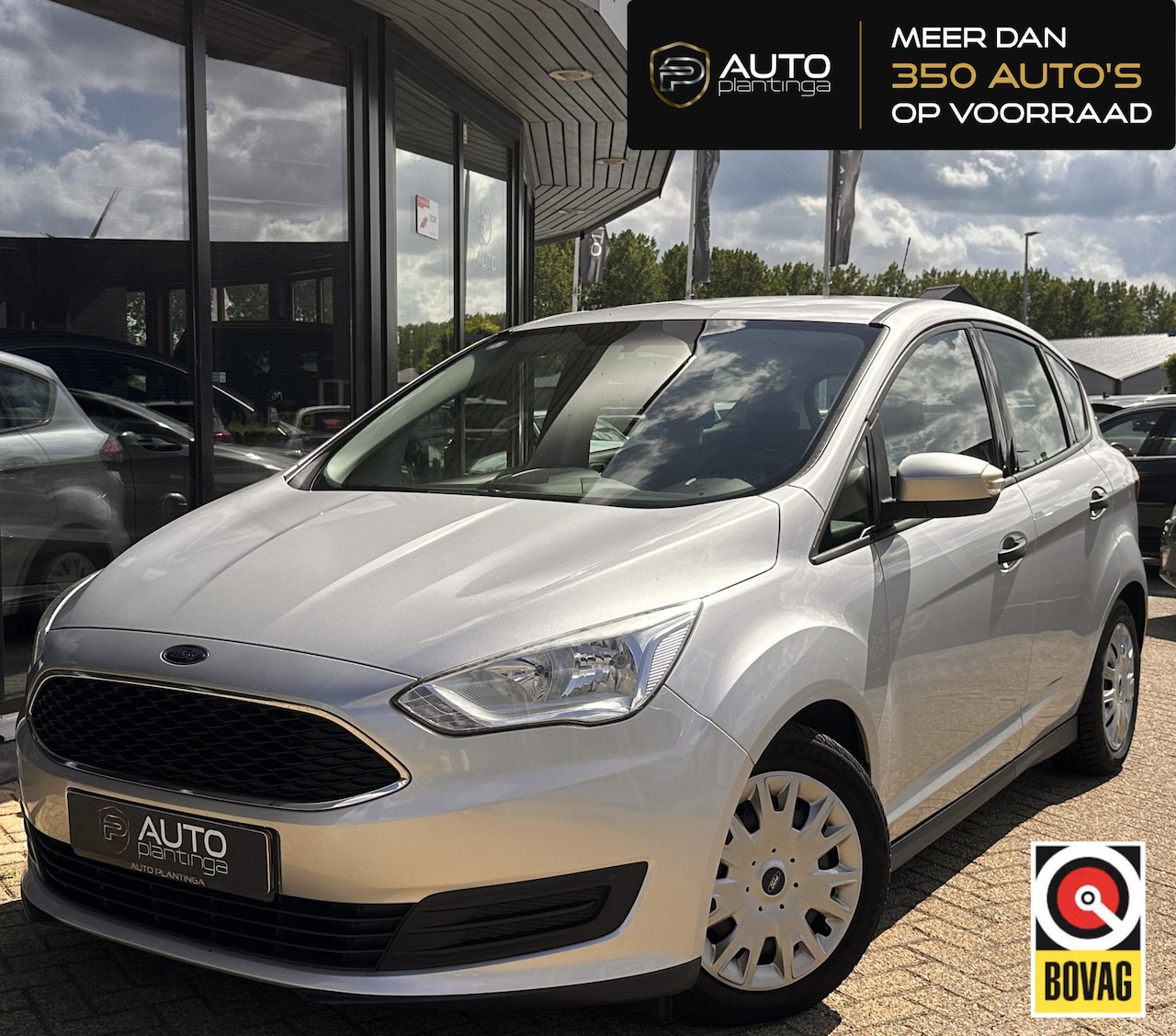 Ford C-Max - 1.0 Ambiente 101PK | Trekhaak | Airco | Nette Staat! | 2 Sleutels | - AutoWereld.nl