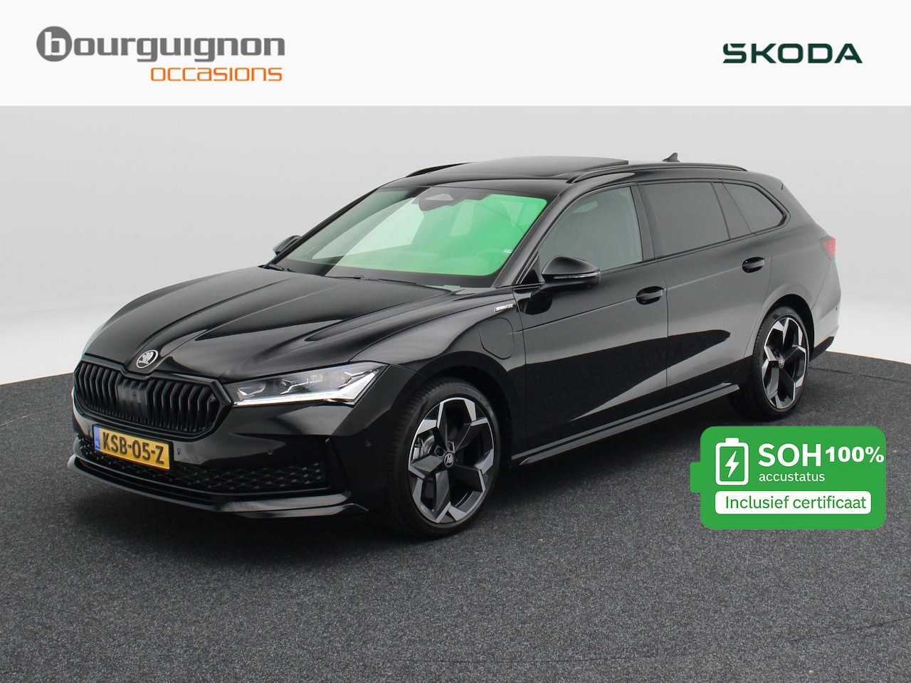 Skoda Superb Combi - 1.5 TSi 204 Pk PHEV Sportline Business | Stoel Verwarming/Ventilatie | Trekhaak | 360 Came - AutoWereld.nl