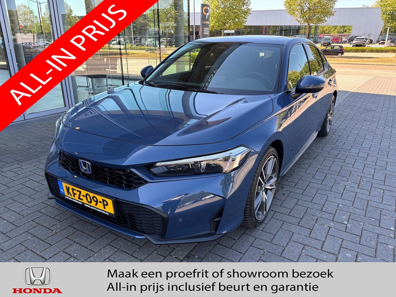Honda Civic - 2.0 e:HEV Hybrid Advance | Pano.dak | Leder | 8 Jaar garantie - AutoWereld.nl