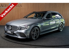 Mercedes-Benz C-klasse Estate - 180 AMG Pano Leer Camera Navi LED PTS Elekt. achterklep Elektr. trekhaak LM velgen BTW aut