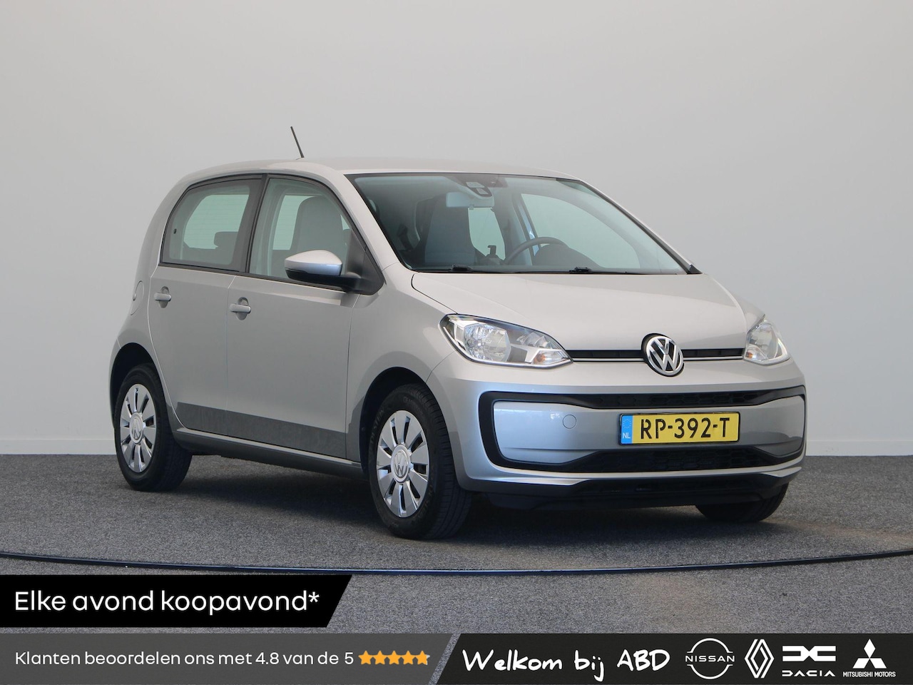 Volkswagen Up! - 1.0 BMT move up! | Airco | Elektrisch Verstelbare Spiegels | Regensensor | DAB Ontvanger | - AutoWereld.nl