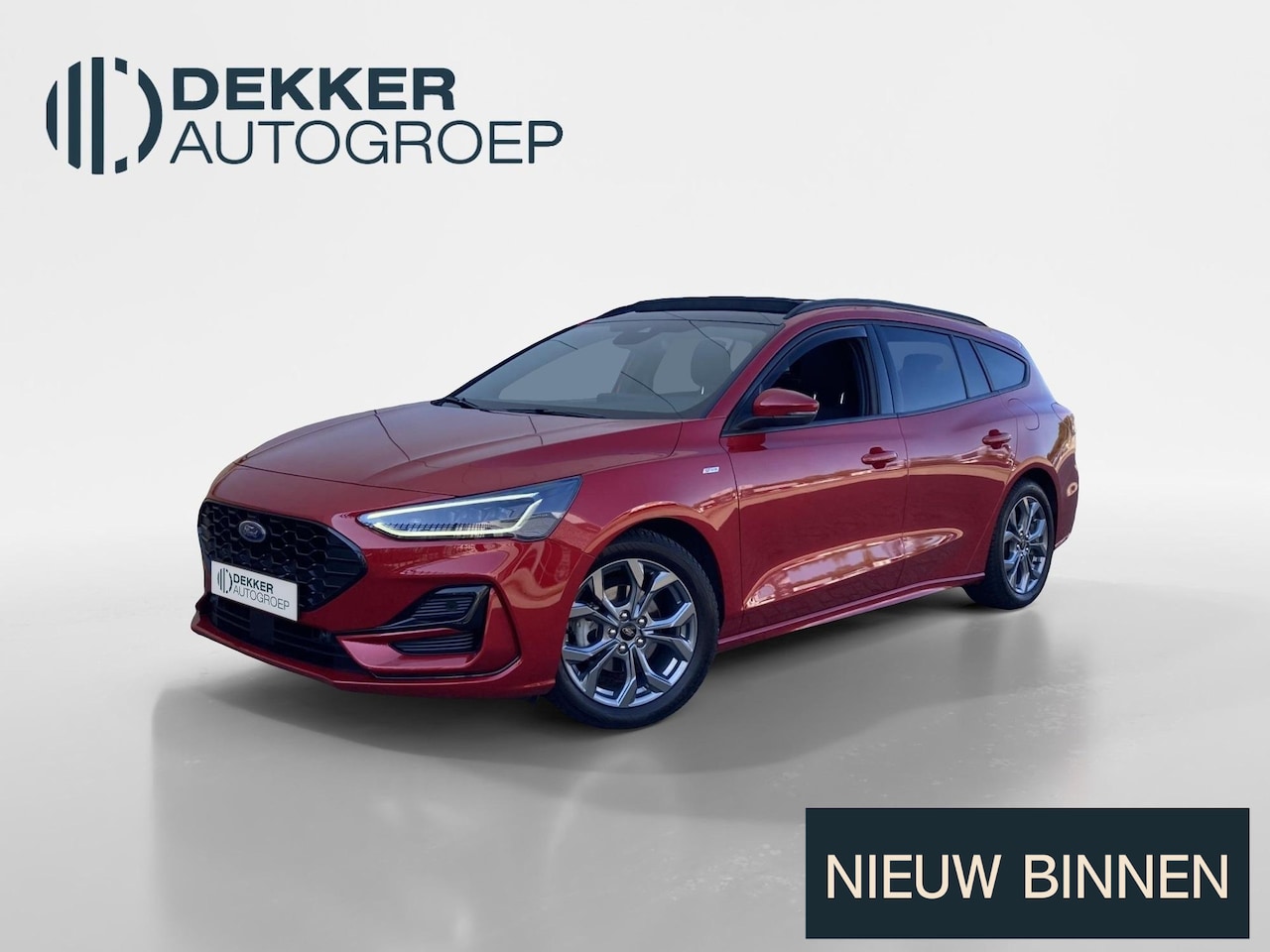 Ford Focus Wagon - 1.0 EcoBoost Hybrid 155 pk Autom. ST Line X Wagon Automaat - Panoramadak - Winter Pack - N - AutoWereld.nl