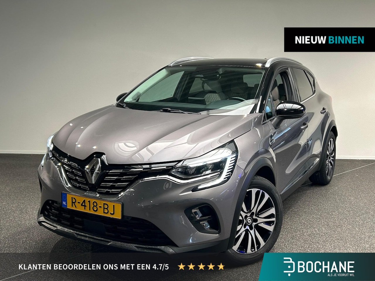 Renault Captur - 1.6 E-Tech Hybrid 145 Initiale Paris | Camera | Navigatie | Stoel & Stuurwiel verwarming | - AutoWereld.nl
