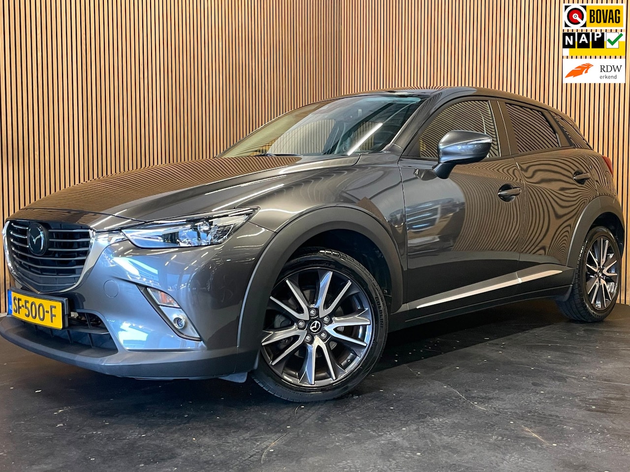 Mazda CX-3 - 2.0 SkyActiv-G 120 GT-M|AFN.TREKHAAK|VOLLEDER|HEAD-UP|ACC|STOEL+STUURVERWARM|CAMERA|CLIMA+ - AutoWereld.nl