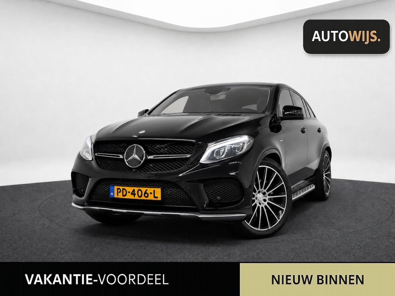 Mercedes-Benz GLE-Klasse Coupé - 450 AMG 4MATIC|PANO|AMG|BTW|LEDER|360CAM|LED - AutoWereld.nl
