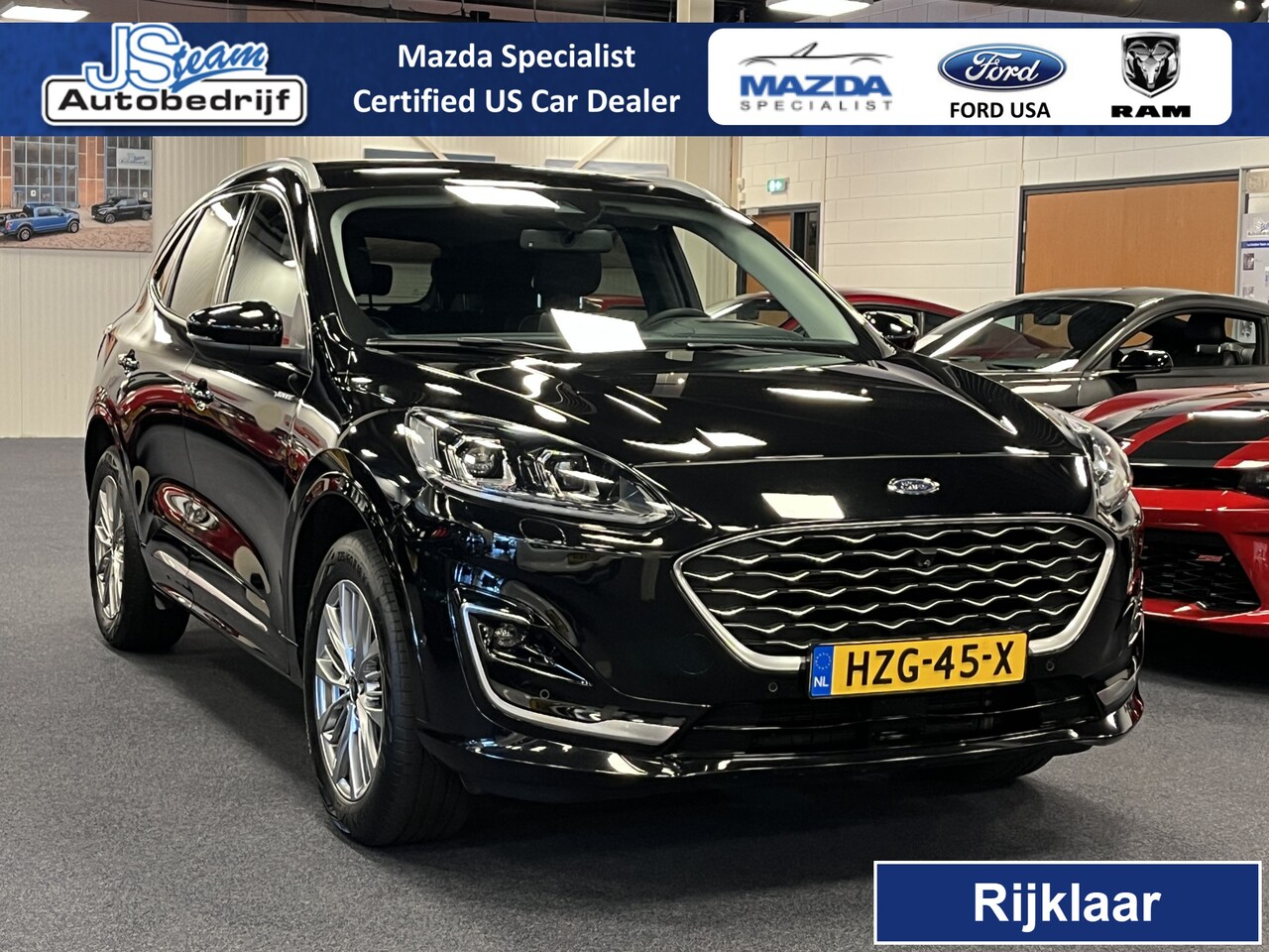 Ford Kuga - 2.5 PHEV Vignale 225PK Automaat | Adaptive Cruise | B&O Sound | El. Achterklep - AutoWereld.nl