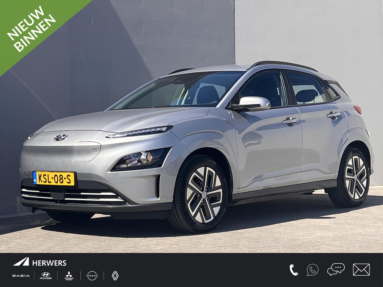 Hyundai Kona Electric - EV Comfort 39 kWh / Dealer onderhouden / CSS snel laden / WLTP 305 km / Navigatie via Appl - AutoWereld.nl