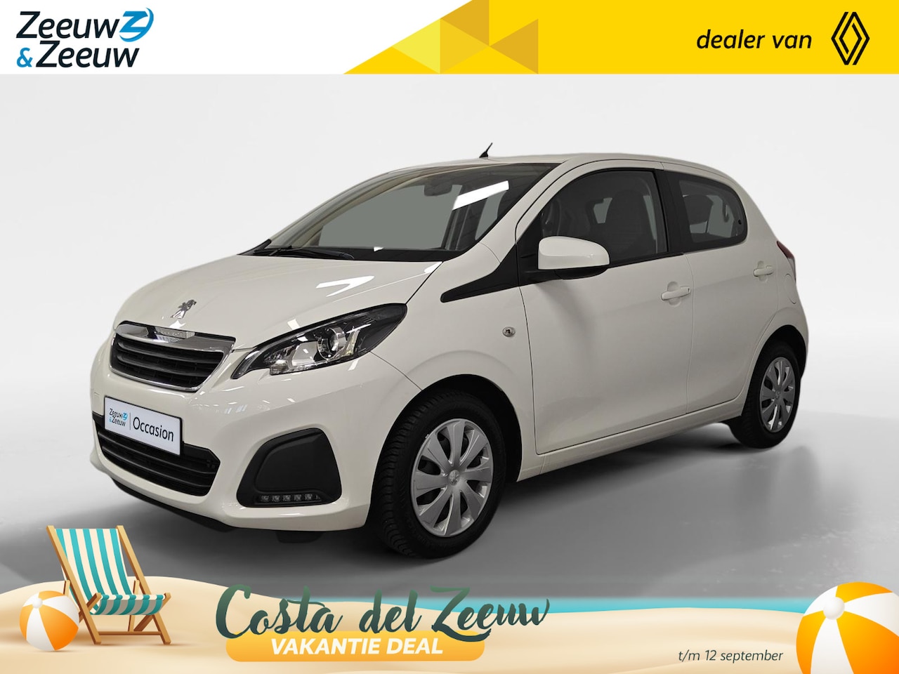 Peugeot 108 - 1.0 e-VTi Active | Slechts 17.300 km | Unieke Kilometerstand | Airco | Bluetooth | LED Dag - AutoWereld.nl