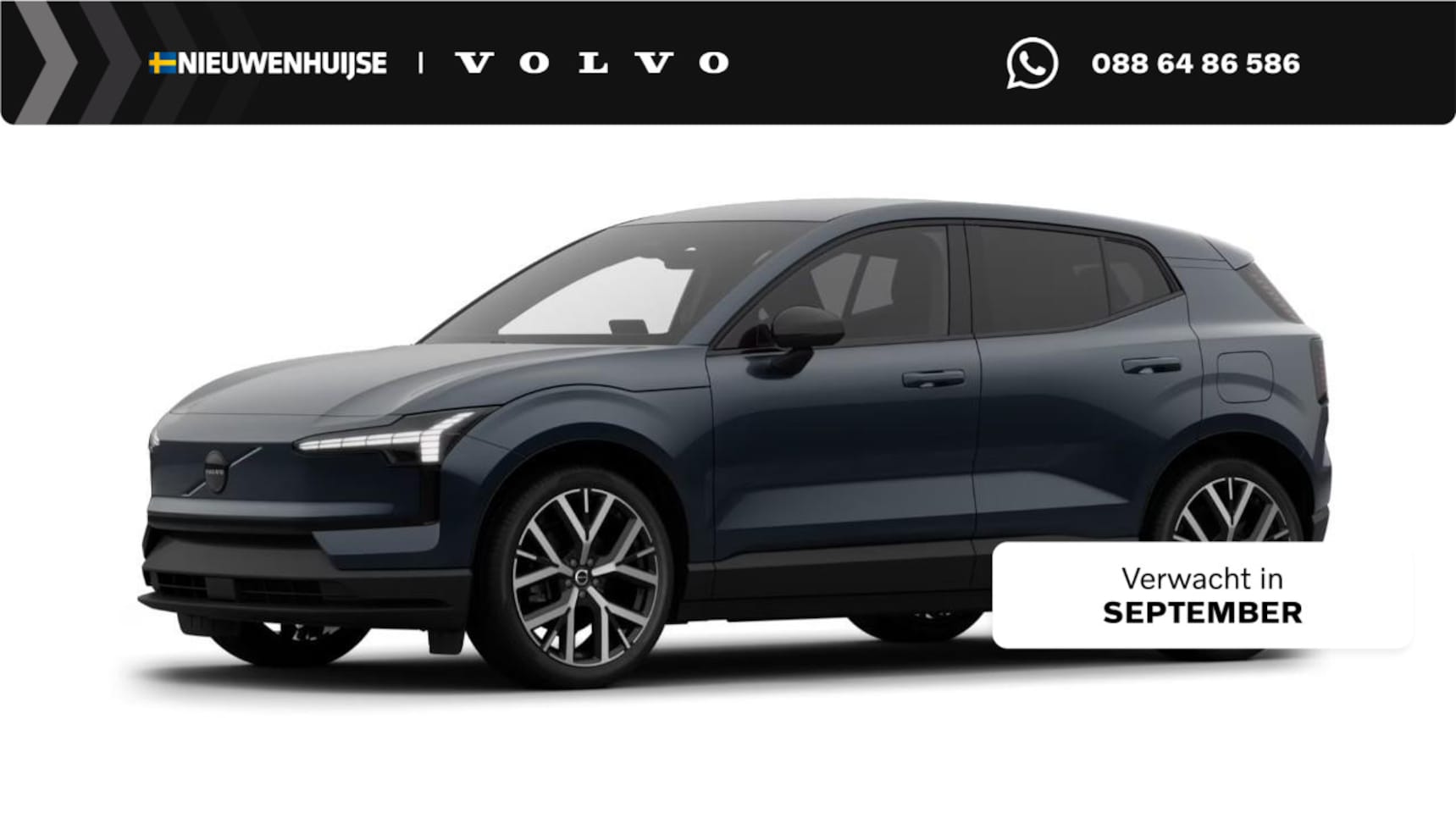 Volvo EX30 - P5 Long Range Plus Black Edition Europa 69 kWh | Black Interieur | 20" | Elektrische voors - AutoWereld.nl