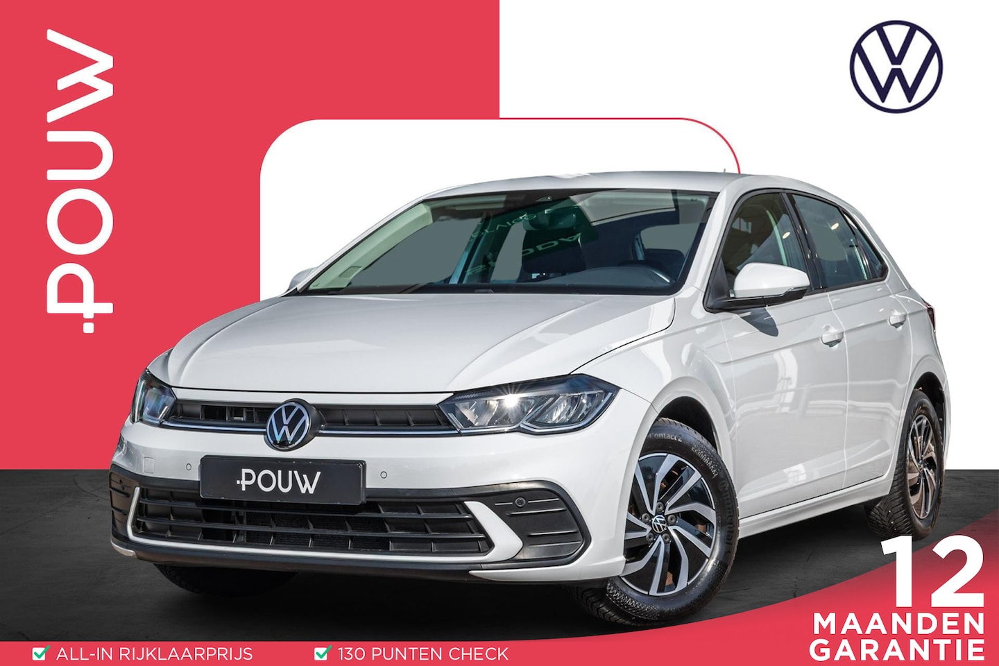 Volkswagen Polo - 1.0 TSI 95pk Life | Navigatie | PDC | Carplay | Adaptive Cruise - AutoWereld.nl