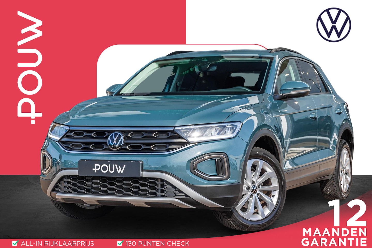Volkswagen T-Roc - 1.0 TSI 115pk Life Edition | Trekhaak | Camera | PDC | Adaptive Cruise | Keyless - AutoWereld.nl