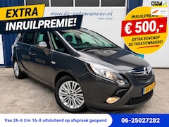 Opel Zafira Tourer - 1.4 Turbo 140 pk Automaat Edition 7pers / 1e EIG / LEER / NAVI / ECC / WINTERPACK