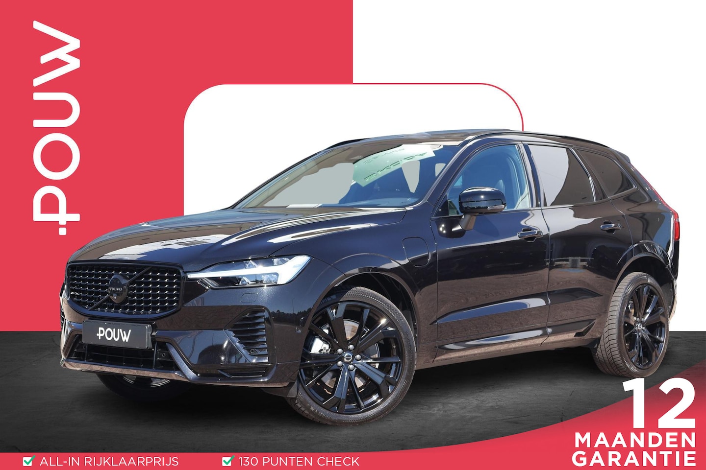 Volvo XC60 - 2.0 T6 Hybrid 350pk AWD Ultimate Black Edition | SoH 94% | Trekhaak | Panoramadak | Head-u - AutoWereld.nl