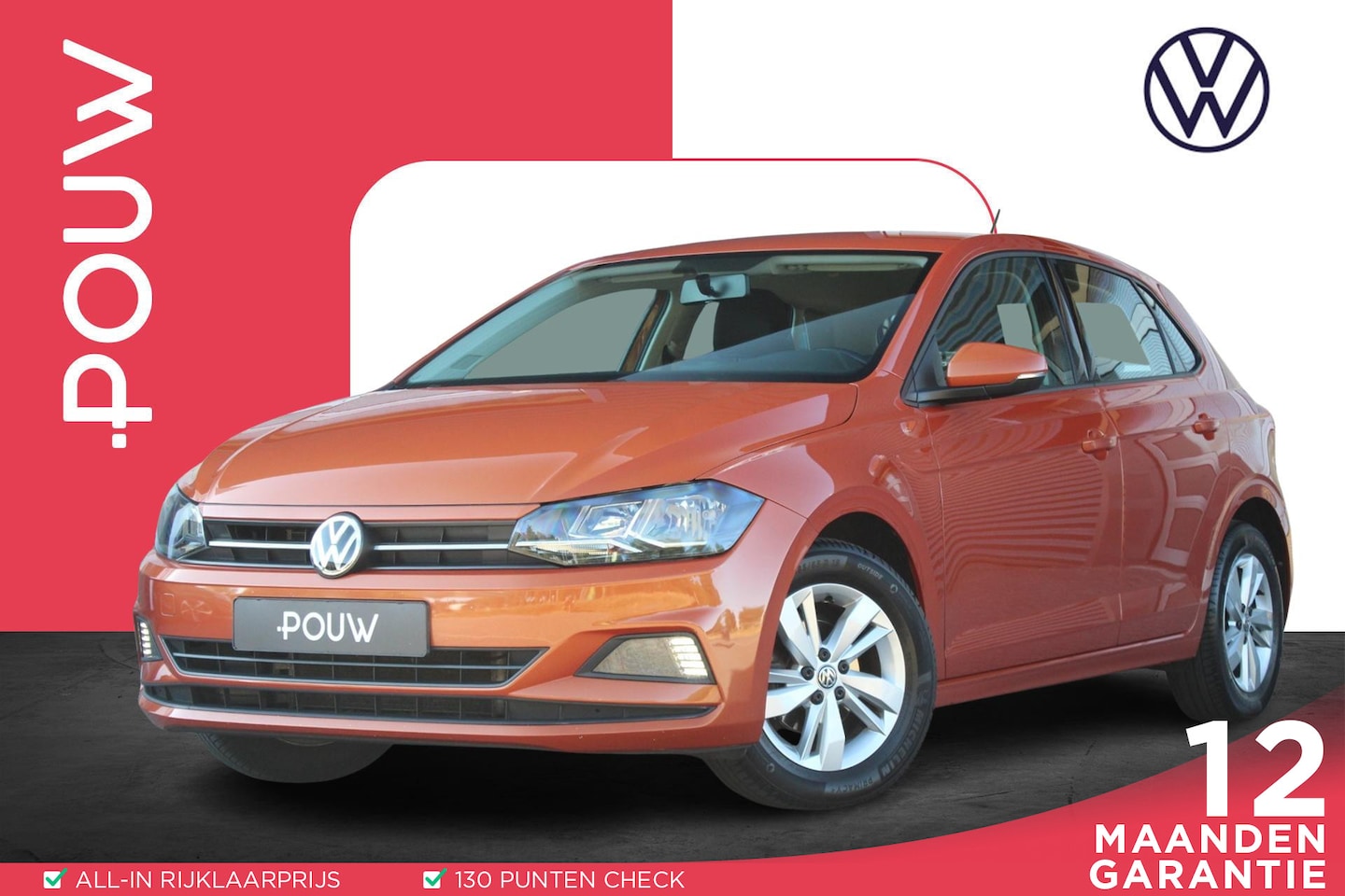 Volkswagen Polo - 1.0 TSI 95pk Comfortline | Trekhaak | CarPlay & Android Auto | - AutoWereld.nl