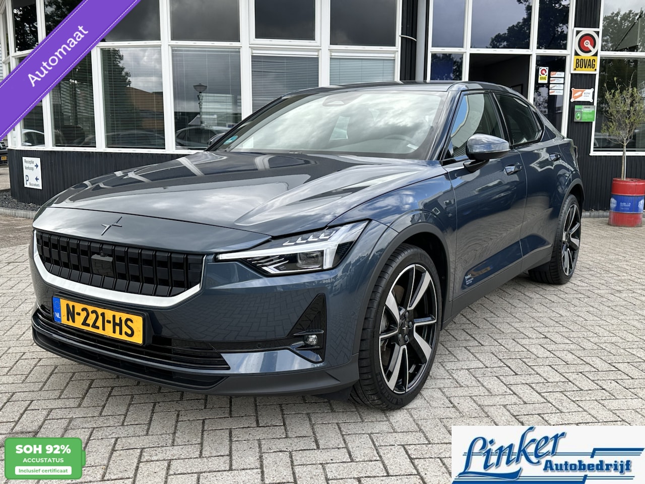 Polestar 2 - Long Range Single Motor 78 kWh / SoH 92% CAMERA PDC VOOR/ACHTER - AutoWereld.nl