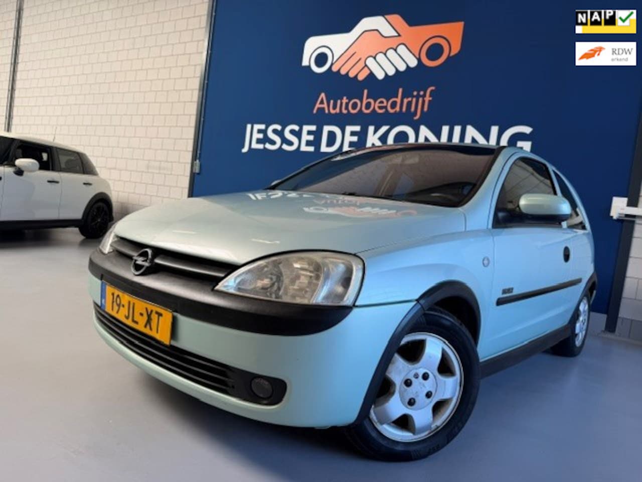 Opel Corsa - 1.2-16V Elegance /bj.2002 / kleur: groen / airco / sportvelgen / elektrische ramen / NAP m - AutoWereld.nl