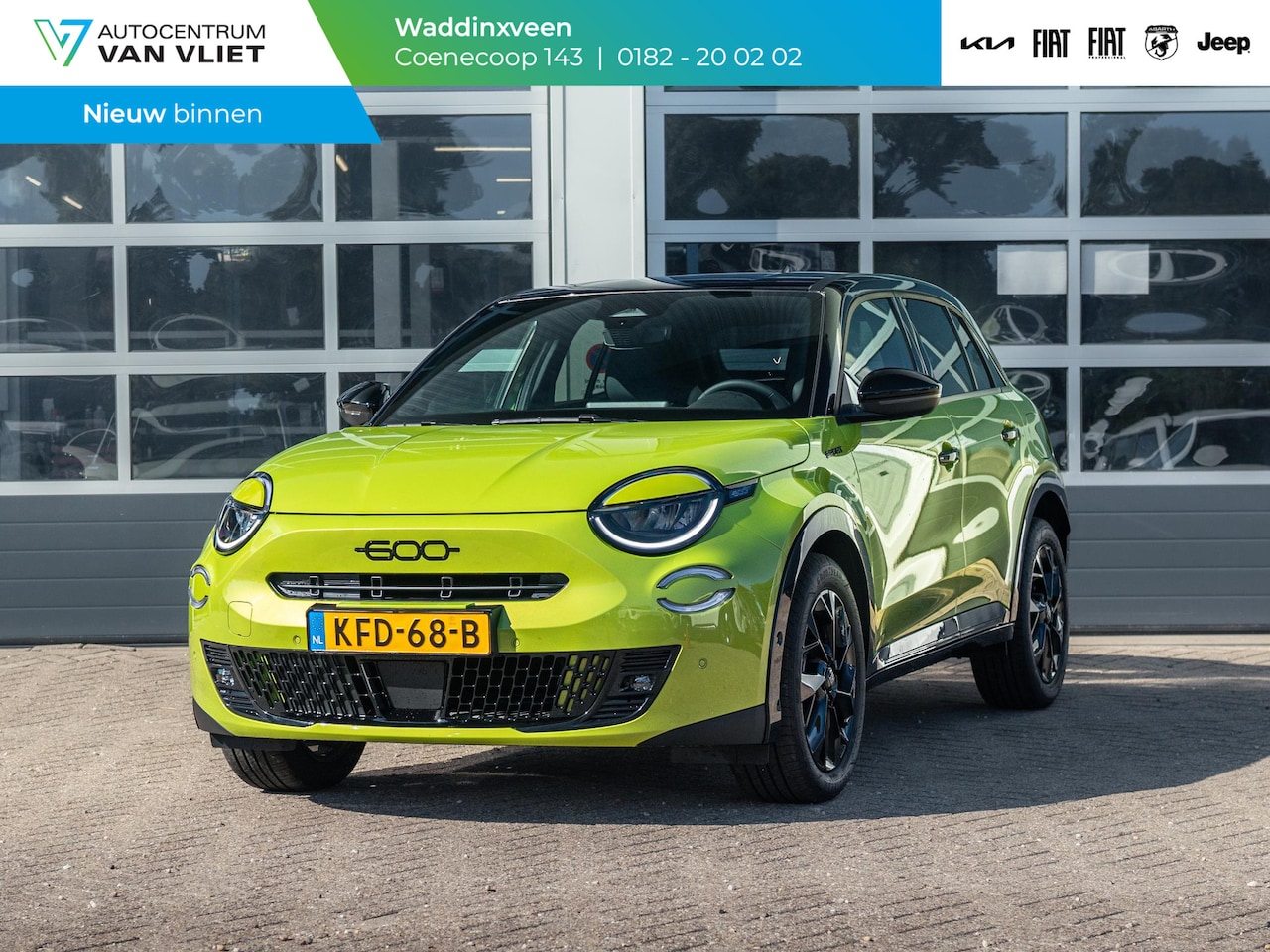 Fiat 600e - Sport 54 kWh | Navi | Bicolore l Camera - AutoWereld.nl