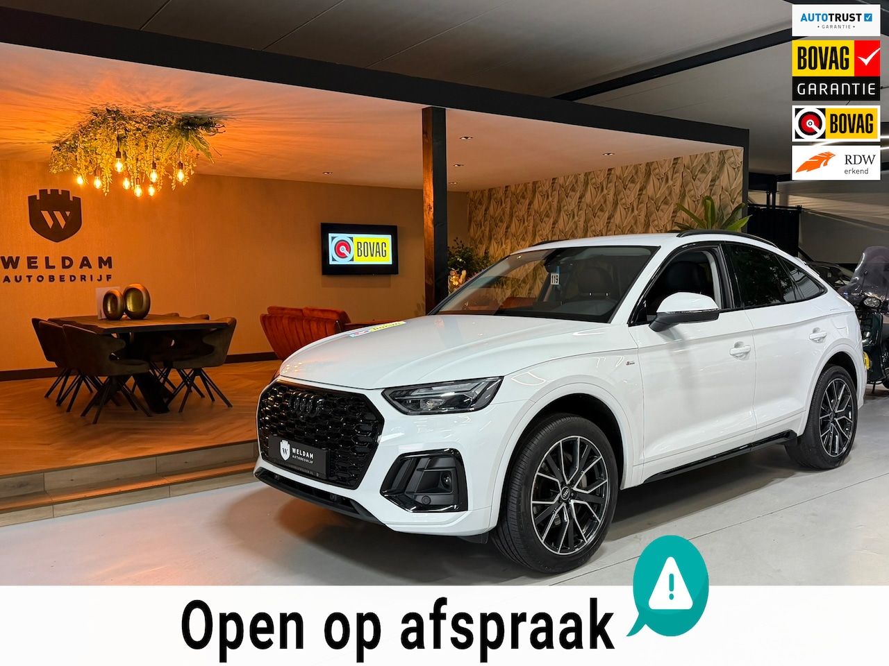 Audi Q5 Sportback - 50 TFSI E Quattro S line|Garantie|Dealerondh|ACC|Lane Ass|Camera|Xenon|Rijklaar - AutoWereld.nl