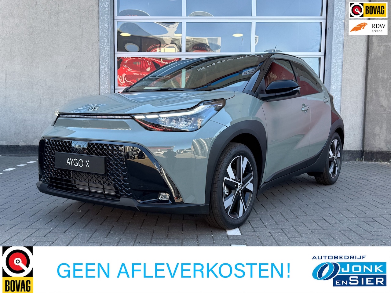 Toyota Aygo X - Hybrid 115 pulse|Easy Pack|Tarragon (6X3) bi-tone - AutoWereld.nl