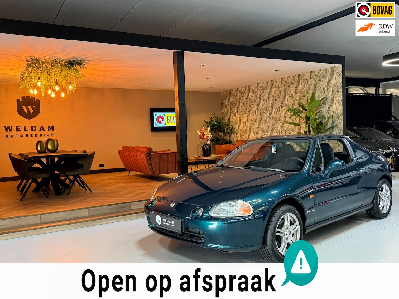 Honda CRX - 1.6 ESi|1996|Nieuwe APK|Dealer onderhouden|Cabrio|Eerlijke staat|Rijklaar - AutoWereld.nl