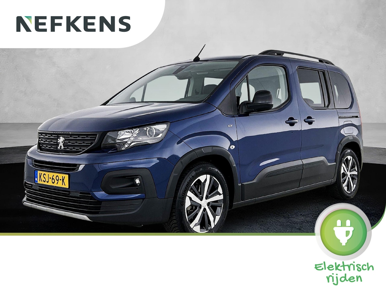 Peugeot e-Rifter - EV GT 7p 50 kWh 136pk | 7 Zitplaatsen | Navigatie | Achteruitrijcamera | Climate Control | - AutoWereld.nl