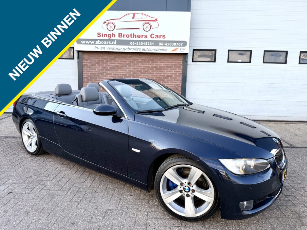 BMW 3-serie Cabrio - 325i H.EXE 218pk AUT LEER NAVI PDC KEYLESS !! - AutoWereld.nl