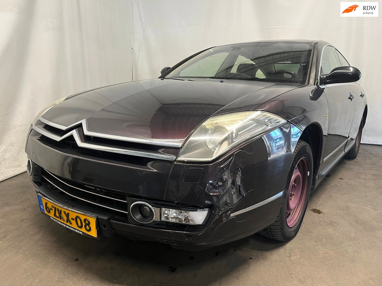 Citroën C6 - 2.7 HdiF V6 Exclusive - Front Schade - AutoWereld.nl