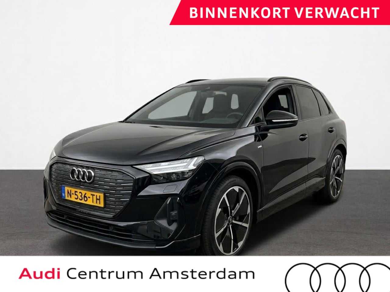 Audi Q4 e-tron - 50 quattro S edition 77 kWh Lederen bekleding | 21 inch lichtmetalen velgen | Parkeercamer - AutoWereld.nl