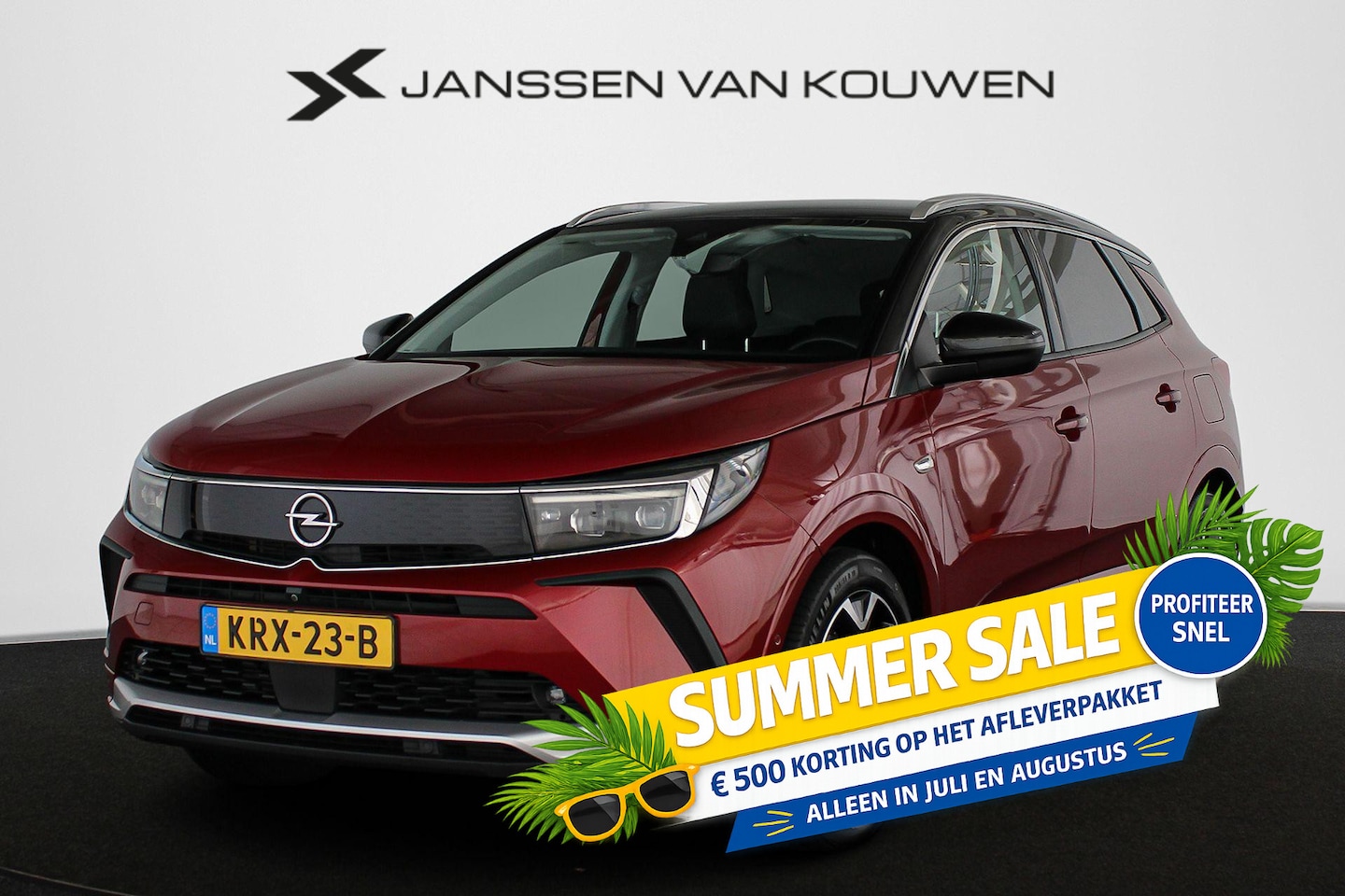 Opel Grandland - 1.6 Turbo Plug-In Hybrid Ultimate Trekhaak Leder Stoelventilatie Stoelverwarming Memory - AutoWereld.nl