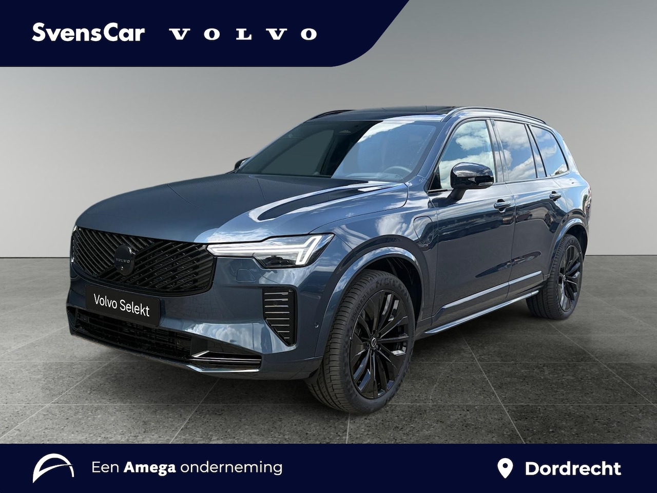 Volvo XC90 - 2.0 T8 Plug-in hybrid AWD Ultra Black Edition | Luchtvering | Trekhaak | Massage | Stoelve - AutoWereld.nl