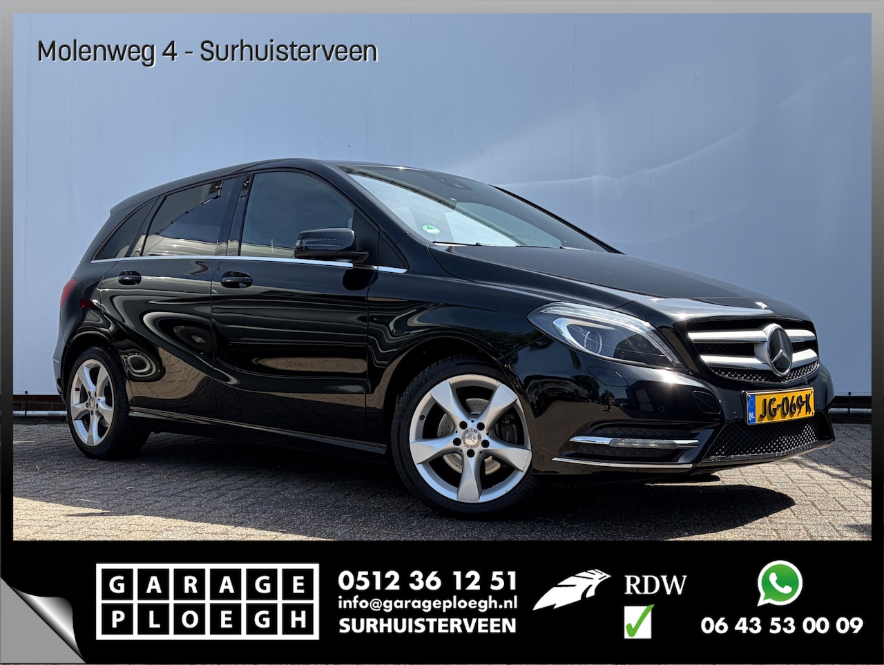 Mercedes-Benz B-klasse - 200 Ambition Trekhaak Leer Stoelverw Nav/Cruise Hoogzitter Voll.Onderhouden! - AutoWereld.nl