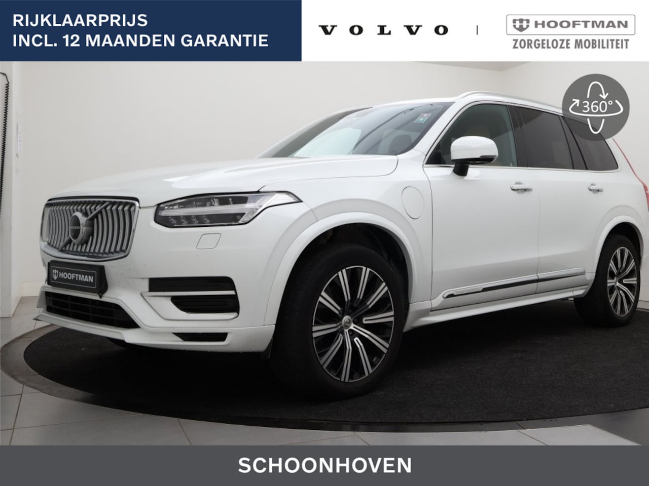 Volvo XC90 - T8 PLUG-IN HYBRID INSCRIPTION SCHUIFDAK LEDER 360GR CAM HARMAN K - AutoWereld.nl