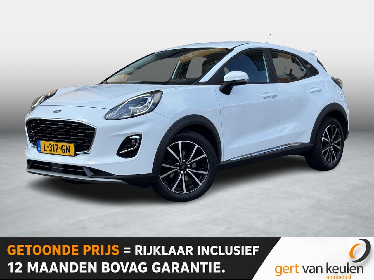 Ford Puma - 1.0 EcoBoost-Hybrid 125pk TITANIUM 1E EIG. CARPLAY/LED/WINTERPACK/NL-AUTO - AutoWereld.nl