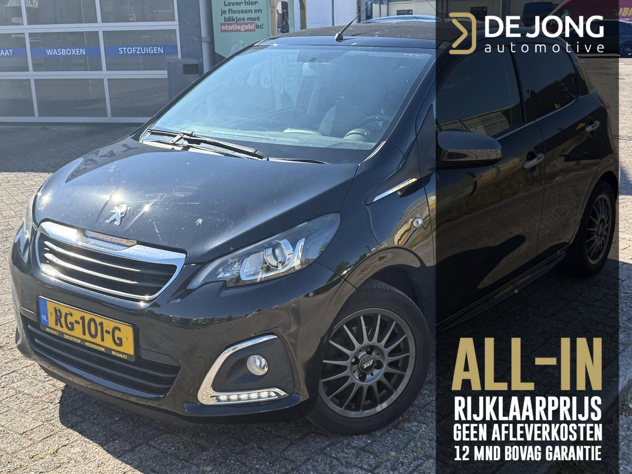 Peugeot 108 - 1.2 Puretech Allure TOP! All-INRIJKLAARPRIJS/Airco/Open dak/Zwarte velgen/Sportpakket - AutoWereld.nl