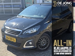 Peugeot 108 - 1.2 Puretech Allure TOP All-INRIJKLAARPRIJS/Airco/Open dak/Zwarte velgen/Sportpakket