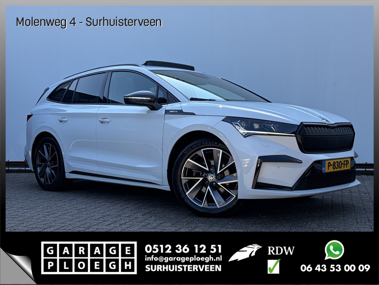 Skoda Enyaq iV - 60 Sportline Pano Camera Carplay Led Stoel/Stuurverw Orig.NL Voll.Onderhouden! - AutoWereld.nl