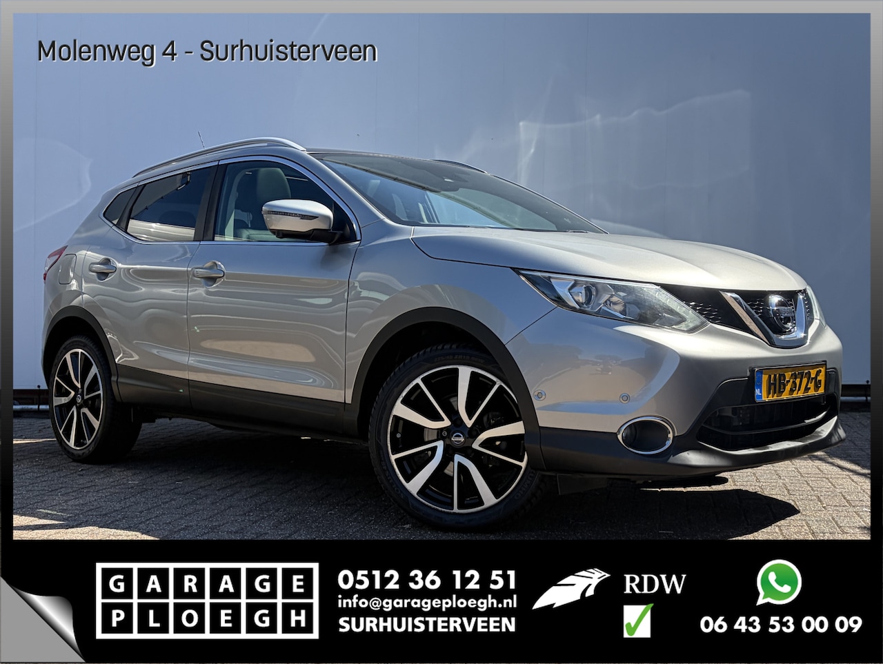 Nissan Qashqai - 1.2 Tekna Automaat Trekhaak Leer Pano 360° Keyless Stoelverw Orig.NL Voll.Onderhouden! - AutoWereld.nl