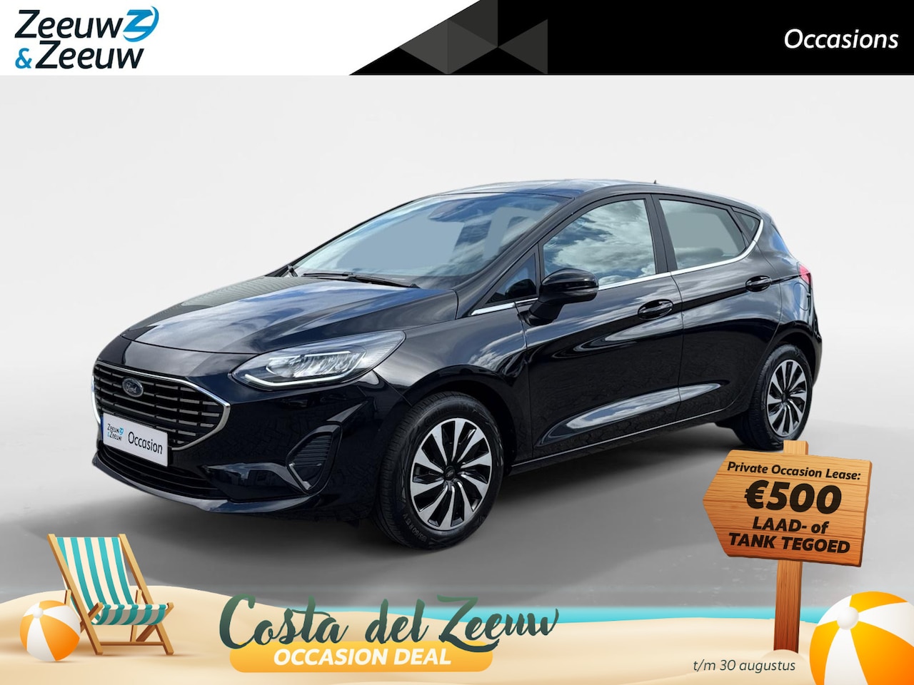 Ford Fiesta - 1.0 EcoBoost Hybrid Titanium | NL auto | Dealer onderhouden | Winter pack | Apple carplay - AutoWereld.nl