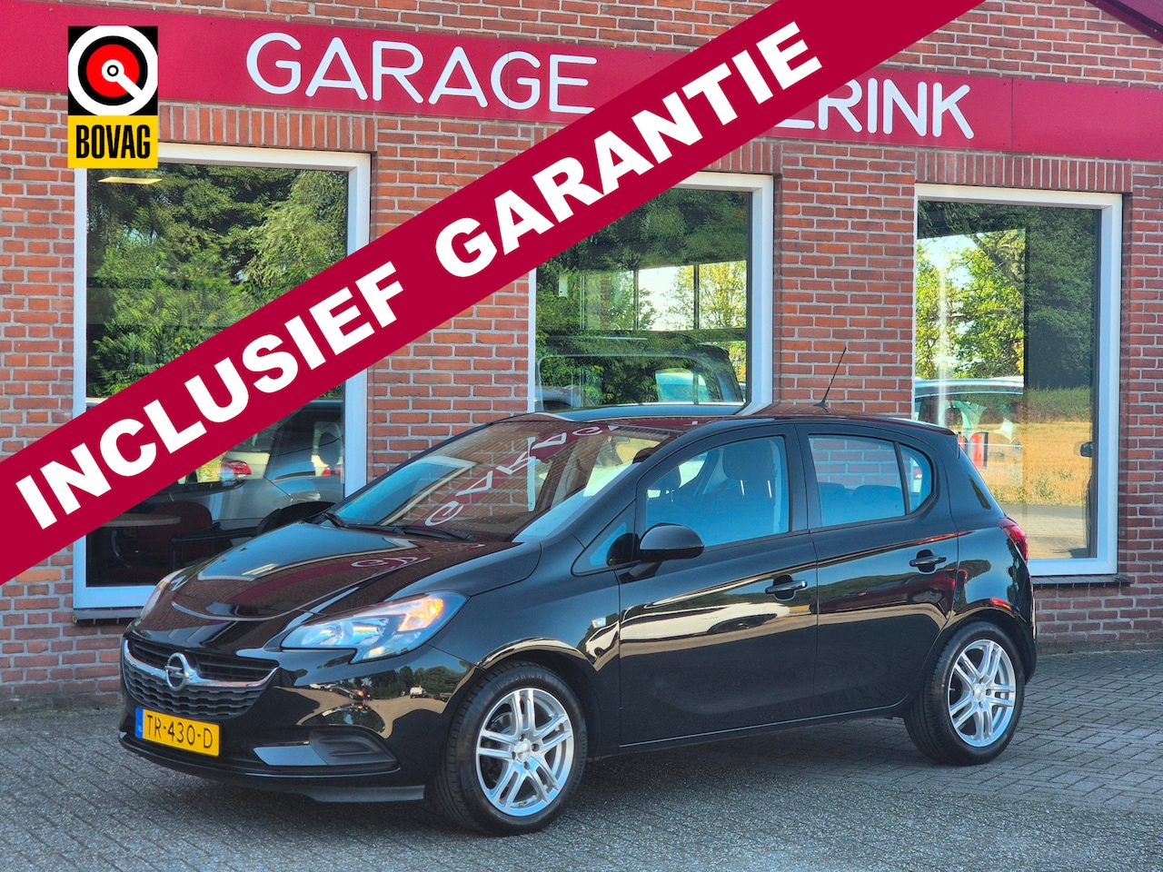 Opel Corsa - 1.4 Favourite 90PK 5drs airco, cruise, elektr.ramen, lmv, bluetooth, trekhaak - AutoWereld.nl