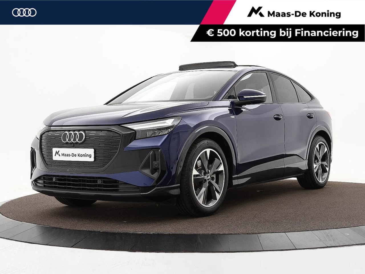 Audi Q4 Sportback e-tron - 40 S edition 204 PK 77 kWh · SOH 96,3% · Panoramadak · Camera · Apple/Android Car Play · N - AutoWereld.nl