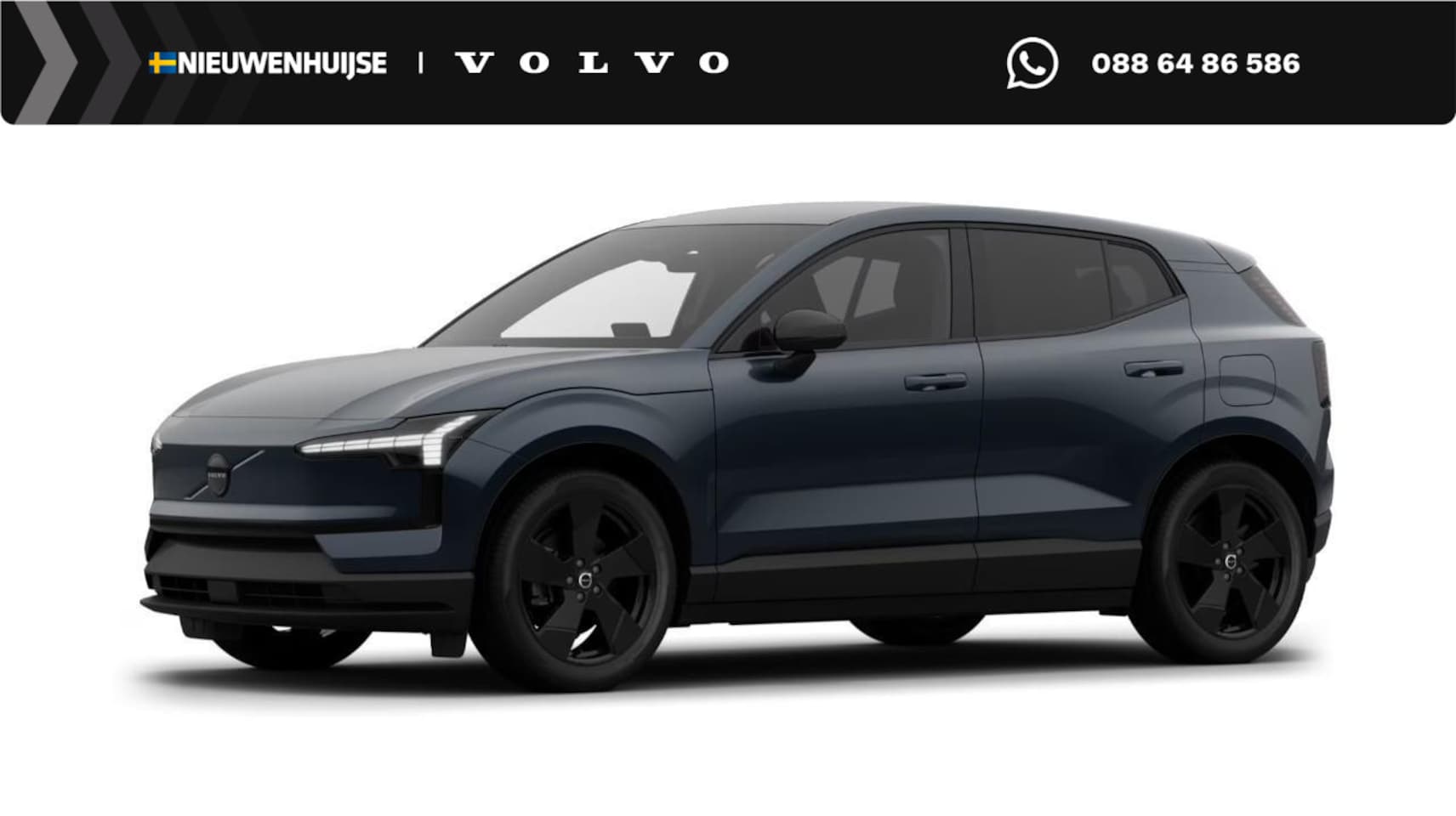 Volvo EX30 - P5 Long Range Plus Black Edition Europa 69 kWh | Adaptive Cruise Control | Black Interieur - AutoWereld.nl