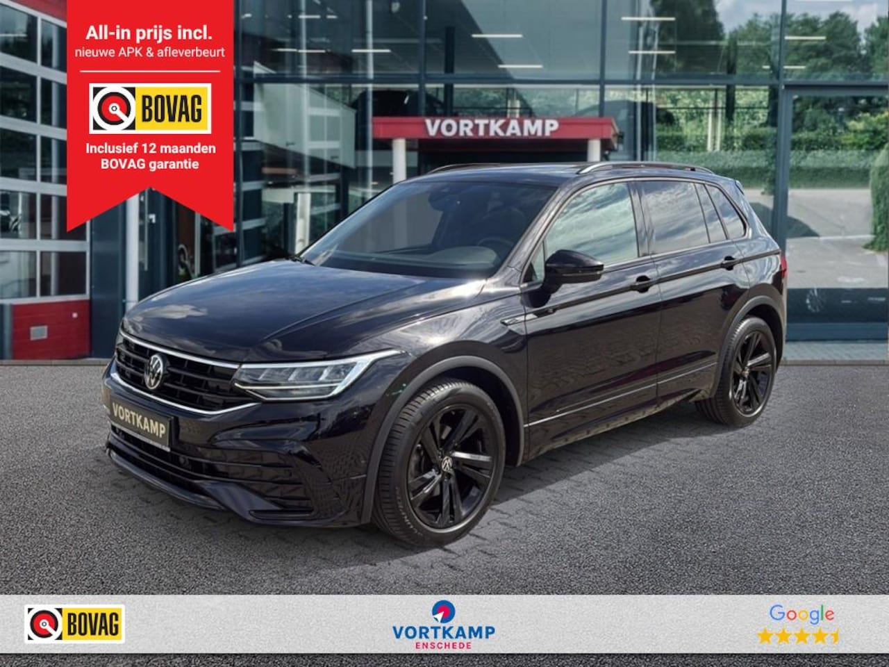 Volkswagen Tiguan - 1.5 TSI DSG R-LINE PANO-DAK/PDC/ELEK-KLEP/ACC/STOEL+STUURVERW - AutoWereld.nl