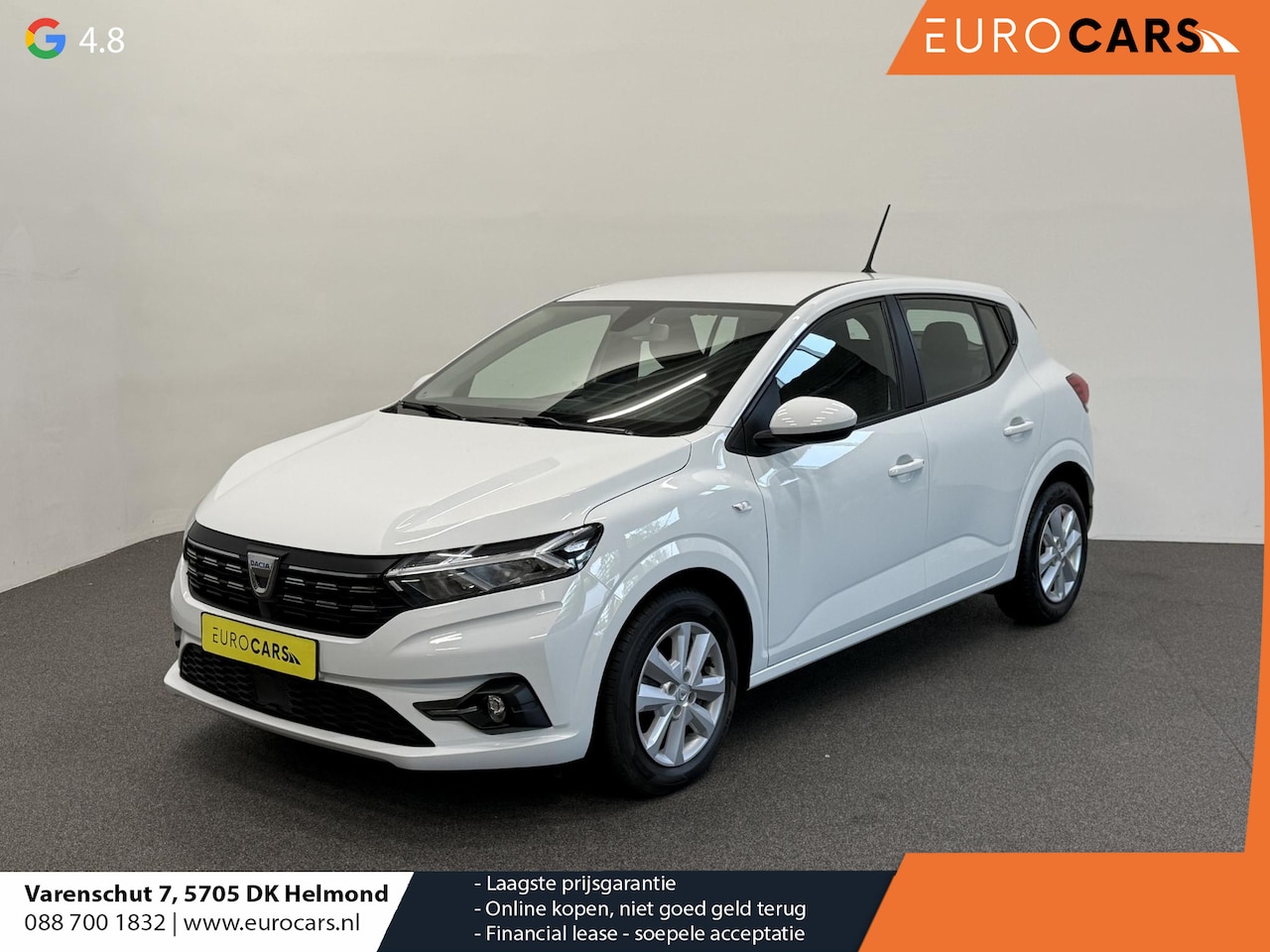 Dacia Sandero - 1.0 TCe 90 Comfort Groot scherm Navigatie Apple Carplay Android Auto Cruise Control Airco - AutoWereld.nl