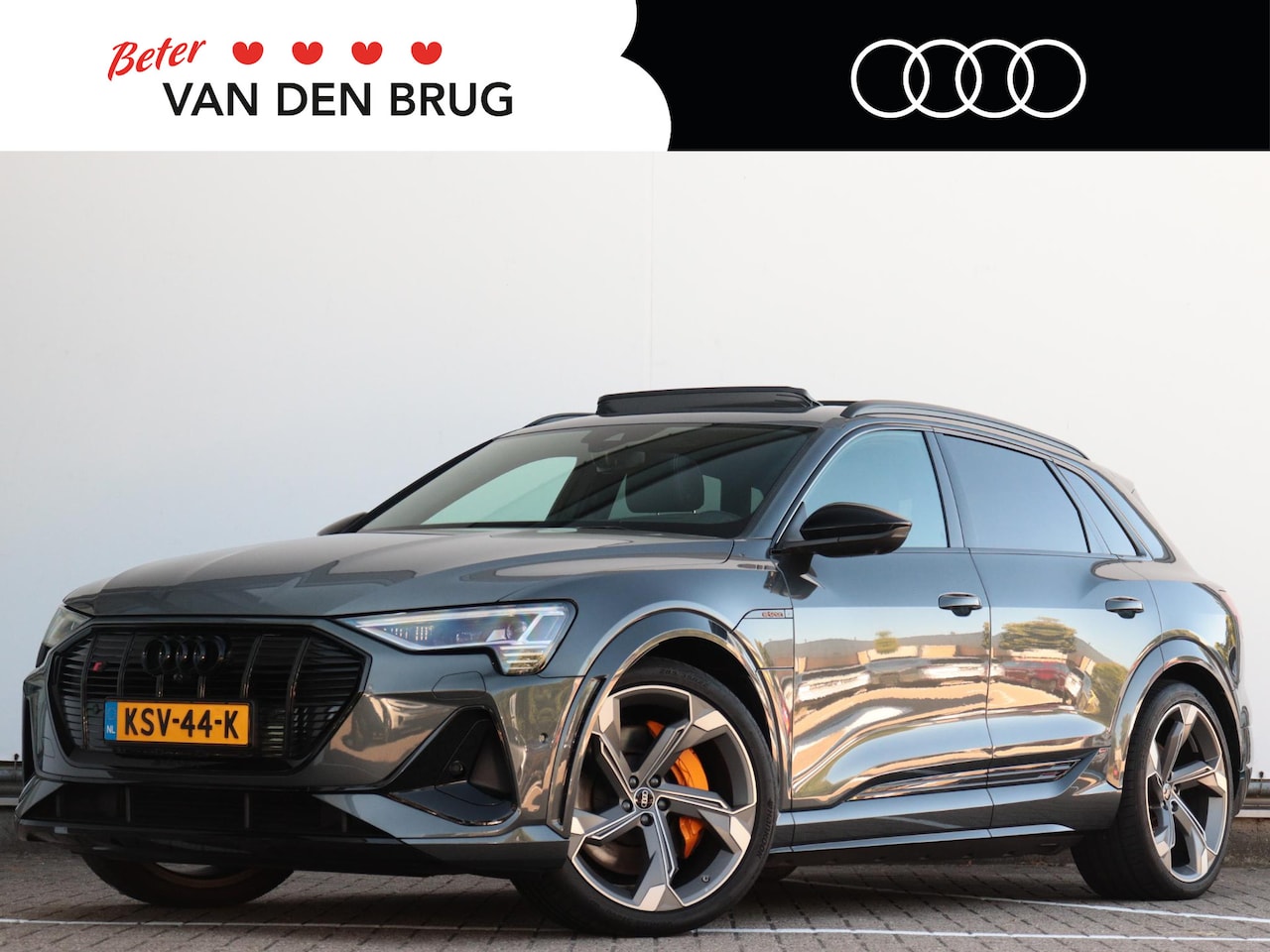 Audi e-tron - S quattro 95 kWh | B&O | Panoramadak | Leder | 360° camera | Servosluiting | Nachtzicht | - AutoWereld.nl