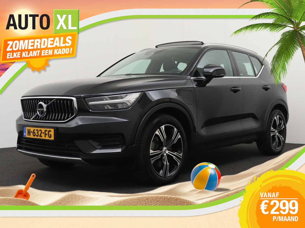 Volvo XC40 - T5 277 PK Recharge Inscription Pano-dak Leder Navi Carplay - AutoWereld.nl